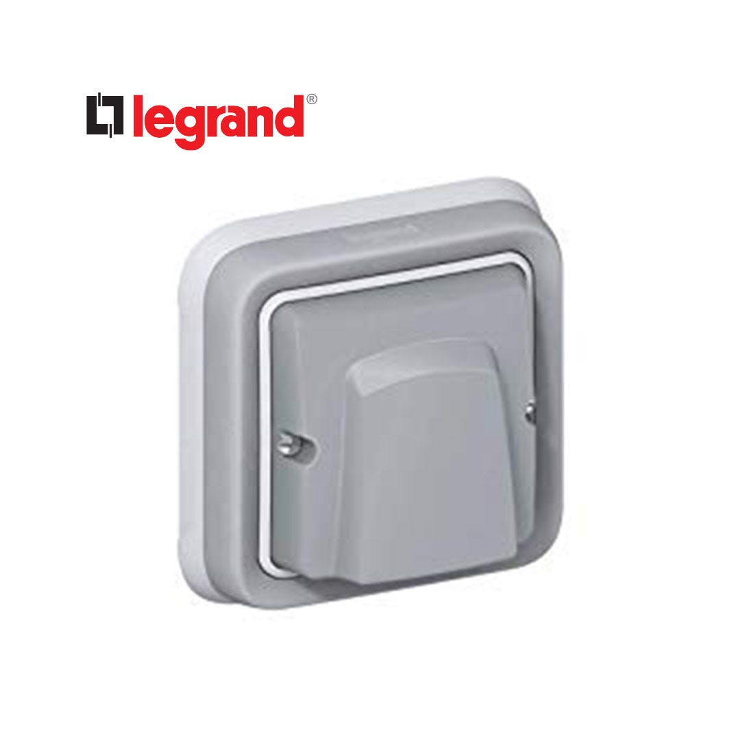 LEGRAND - Cable Outlet w/ Cable Grip, IP55 Ik08, Gray 