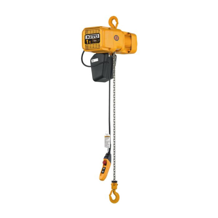 Electric Chain Hoist, 2 Ton, 2 Ways, 3 Phase 220V, Made In Japan