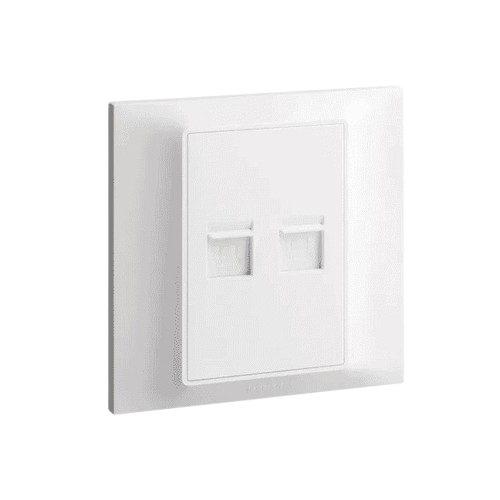 Licensed internet socket RG45-CAT6 from Legrand (Blanco S)