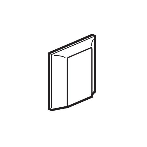LEGRAND - Cable Outlet Mallia, 45 A, Brushed Aluminium