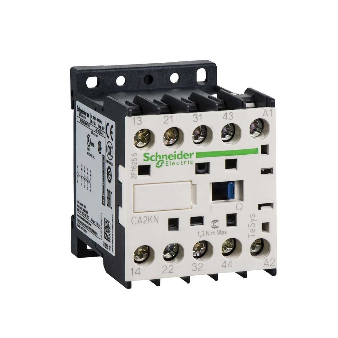 SCHNEIDER - Control Relay, 2 No + 2 NC, <= 690 V, 110 V AC Coil
