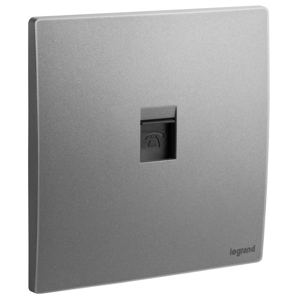 Legrand - Telephone Plug - RJ11 - Malia - Dark Silver
