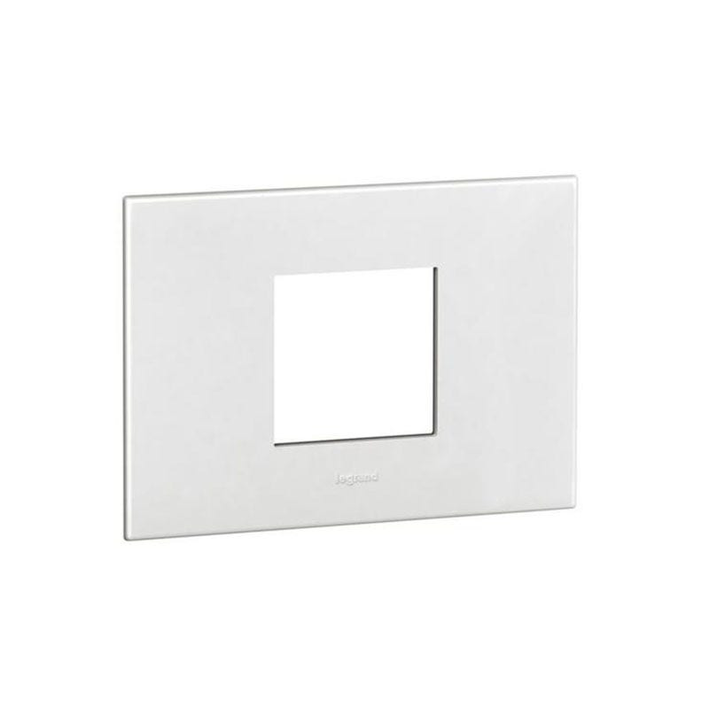LEGRAND - Plate Arteor, Italian/US, 2 Modules, Square, White