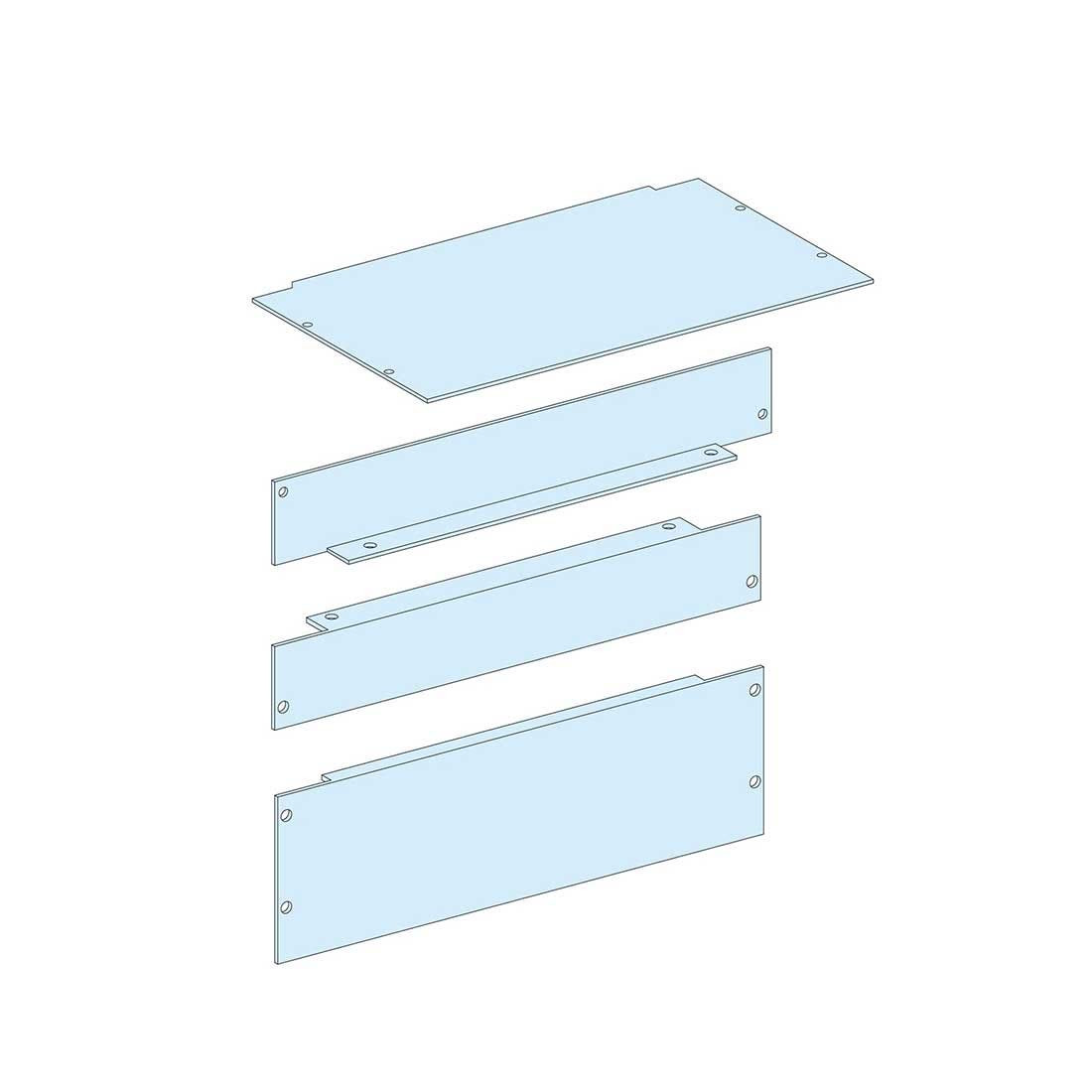SCHNEIDER - 1 Plinth Cover Panel W300 Prisma G IP55