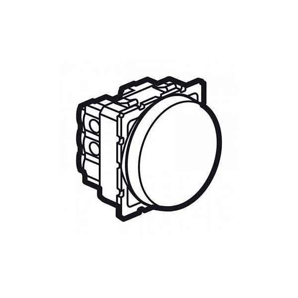 LEGRAND - Intermediate Switch Arteor, 10A, Round, 2 Modules, Magnesium