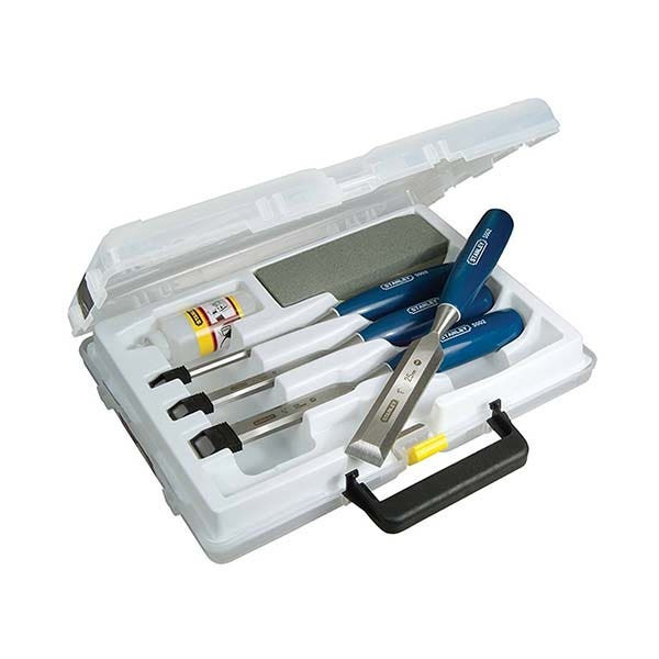 STANLEY - Bevel Edge Wood Chisel Set, 5002 Series, 6 Pieces (6,12, 18, 25mm)
