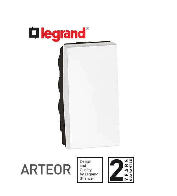 LEGRAND - Switch 1-Way Arteor, 10 AX, 250 V~, 1 Module, White