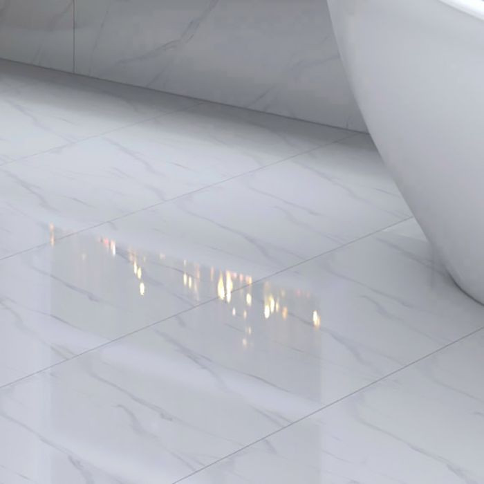 بلاط أرضيات 30×30×0.9 سم - رمادي فاتح