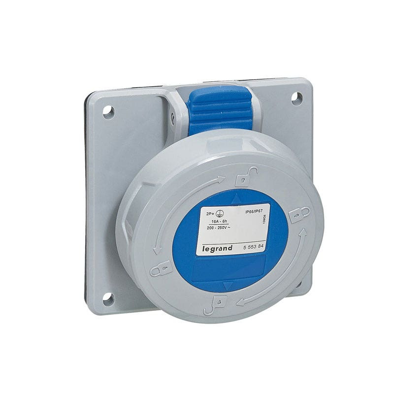 LEGRAND - Socket 16A 3P+E 200/250V Panel M. IP67, P17
