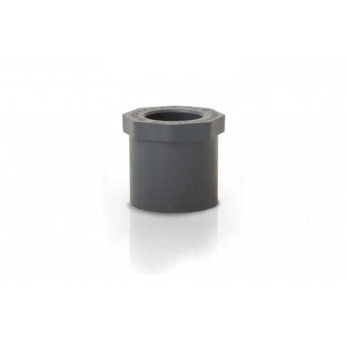 Manif PVC Reducer - 1x2/1.1 inch - 80 Pressure - Grey
