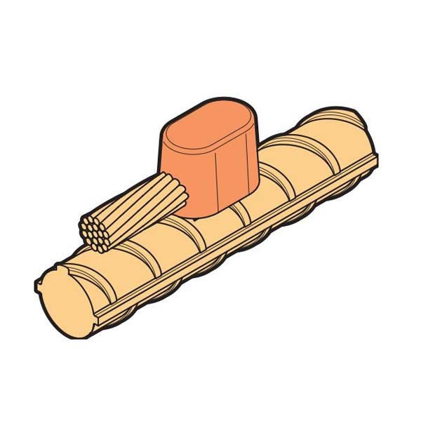 BAHRA EARTHING - Mould "Parallel" Connection, 35 Sq.mm Cable to 10-40mm Reinforcing Bar
