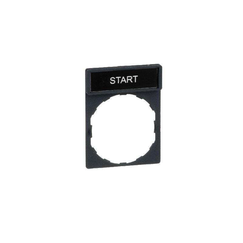 SCHNEIDER - Legend Holder 30 x 40mm With Legend 8 x 27mm With Marking Start