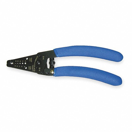 7 1/8 in Solid and Stranded Wire Stripper, 20 to 10 AWG Capacity