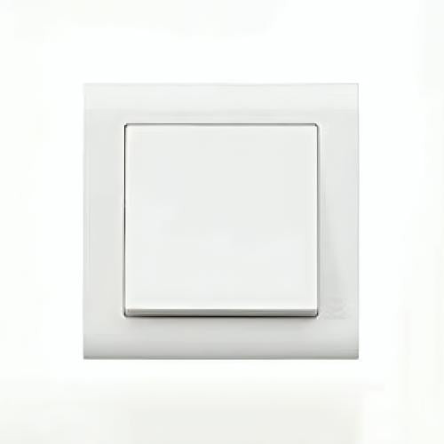 MK Single Pole Wide Switch - 1 Pole - 10 Amp - White - MV4781W1CHA