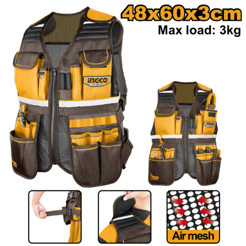 Tool vest 17 pockets سترة أدوات من 17 جيب