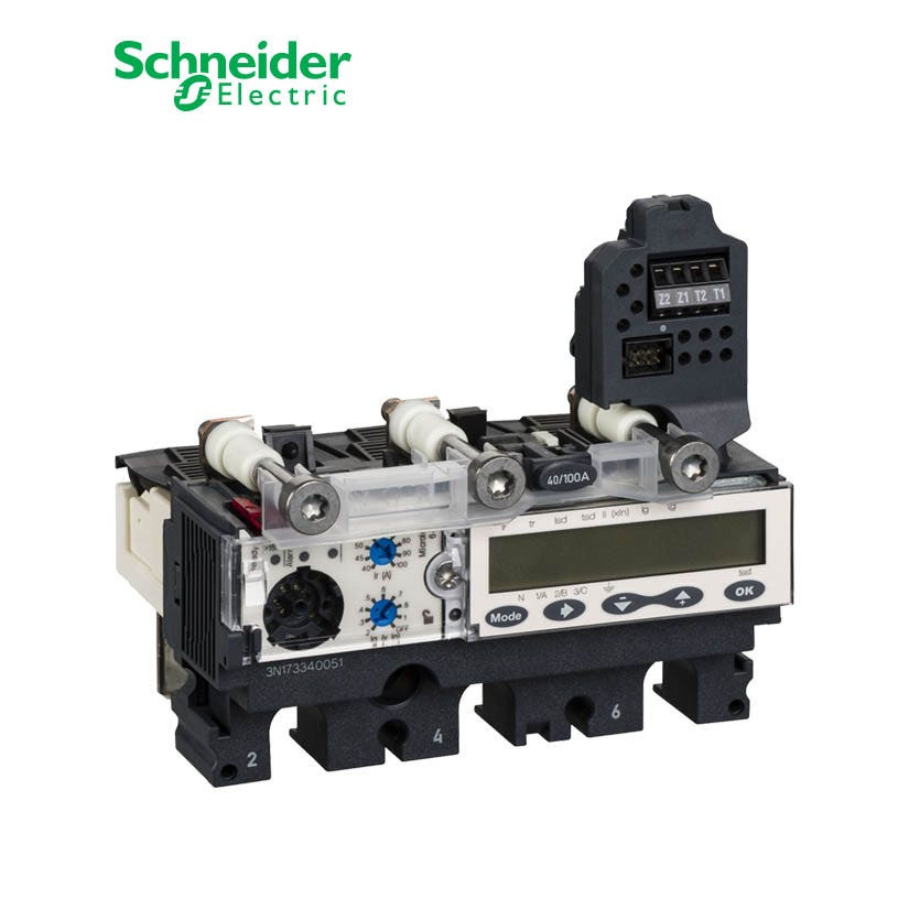 SCHNEIDER - Trip Unit MicroLogic 6.2A for ComPact NSX 100/160/250 Circuit Breakers, Electronic, 40A, 3P