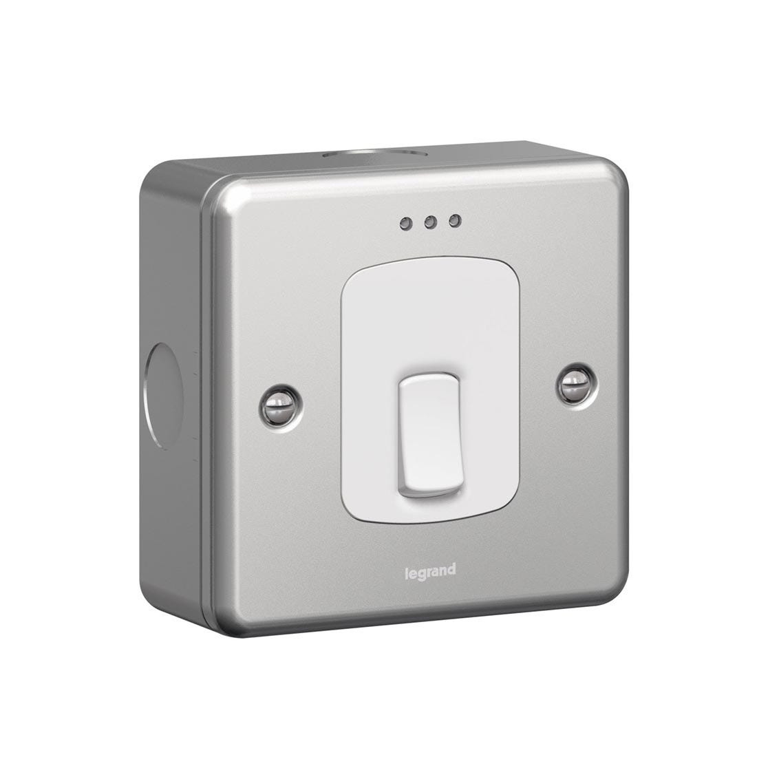 LEGRAND - Double Pole Switch Synergy, Double Pole + Indicator, 20 A 250 V