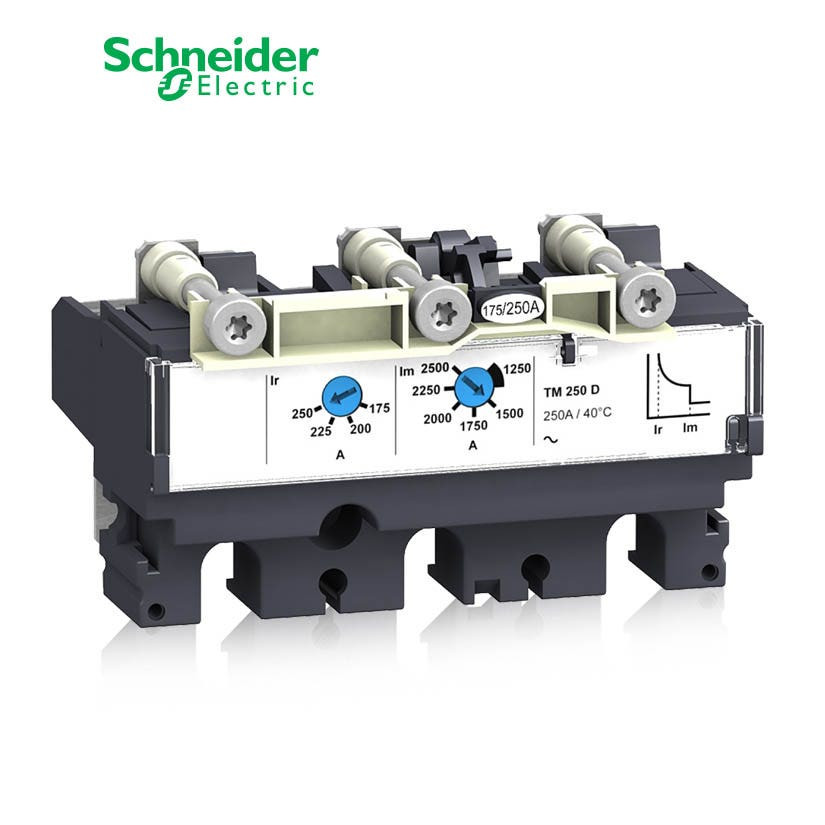 SCHNEIDER - Trip Unit TM80DC for ComPact NSX 100 DC, Thermal-magnetic, 80A, 3P 3d