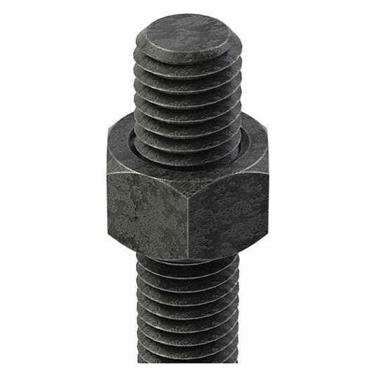 Fully Threaded Stud, Steel, Grade B7, 3/4