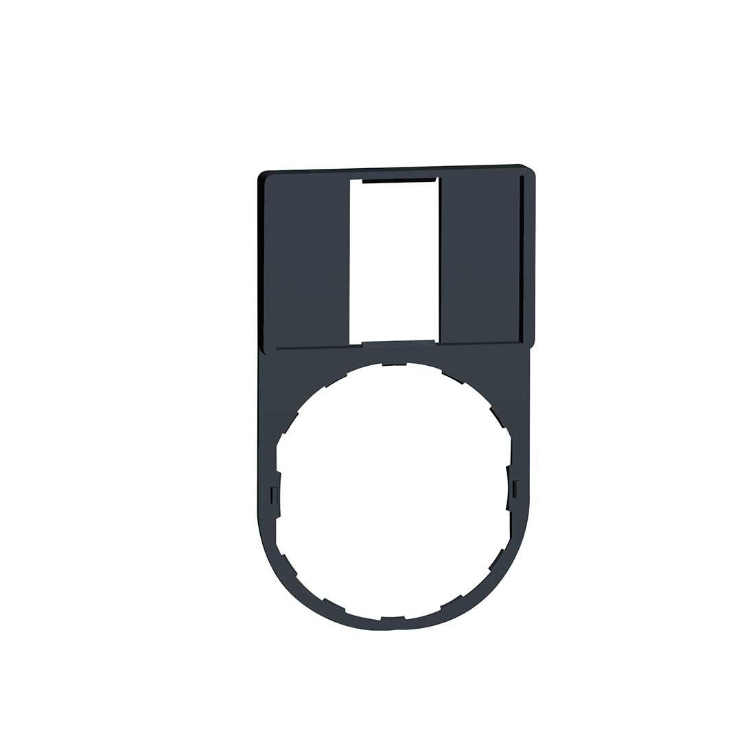 SCHNEIDER - Legend Holder 30 x 50mm With Legend 18 x 27mm Unmarked