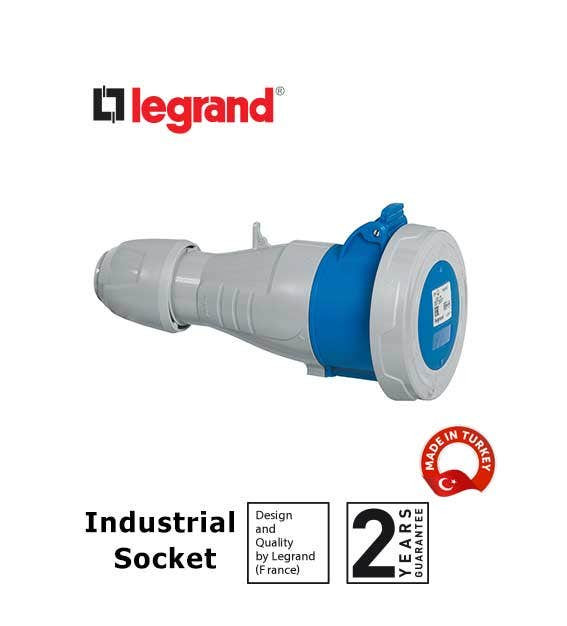 ليجراند - فيش صناعي متحرك - P17, IP44, 200/250 V~, 16 A, 2P+E