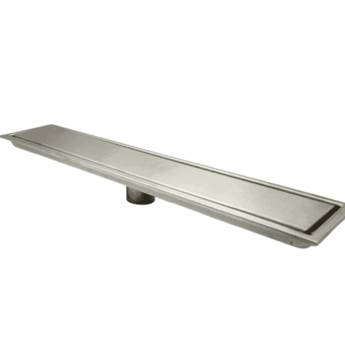Tile drainer 10×50 Italian silver steel Norica