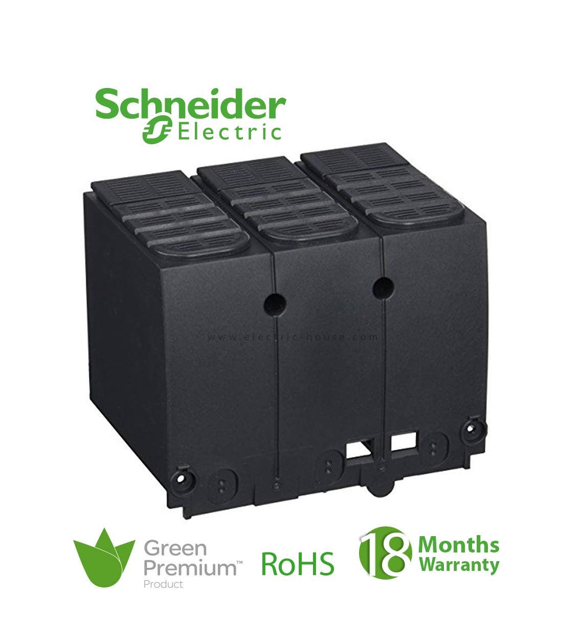 SCHNEIDER - Long Terminal Shield, ComPact NSX400/630, Pitch 45mm, IP40, 3 Poles
