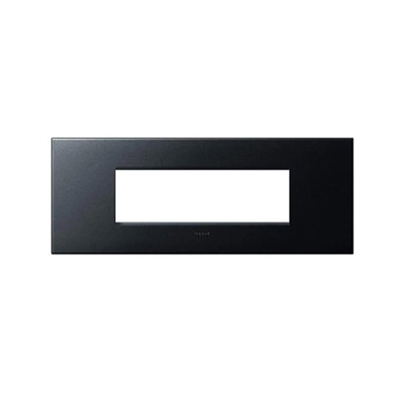 LEGRAND - Cover Plate with Frame Arteor, Indian , 6 Modules, Square, Graphite