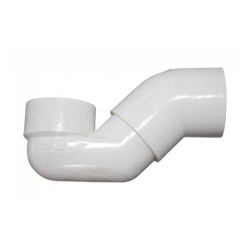 Nepro Windshield Elbow - 2 Pieces - 4 Inch - White