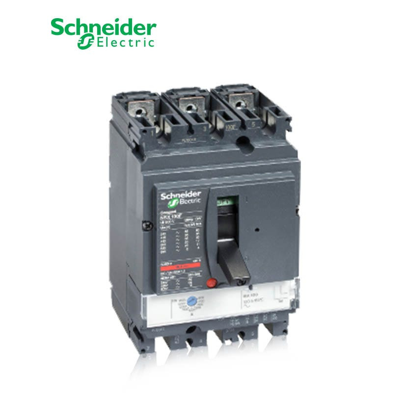 SCHNEIDER - MCCB Breaker, ComPact NSX100N, 3P 3d, 50kA at 415 VAC, MA Trip Unit 2.5A