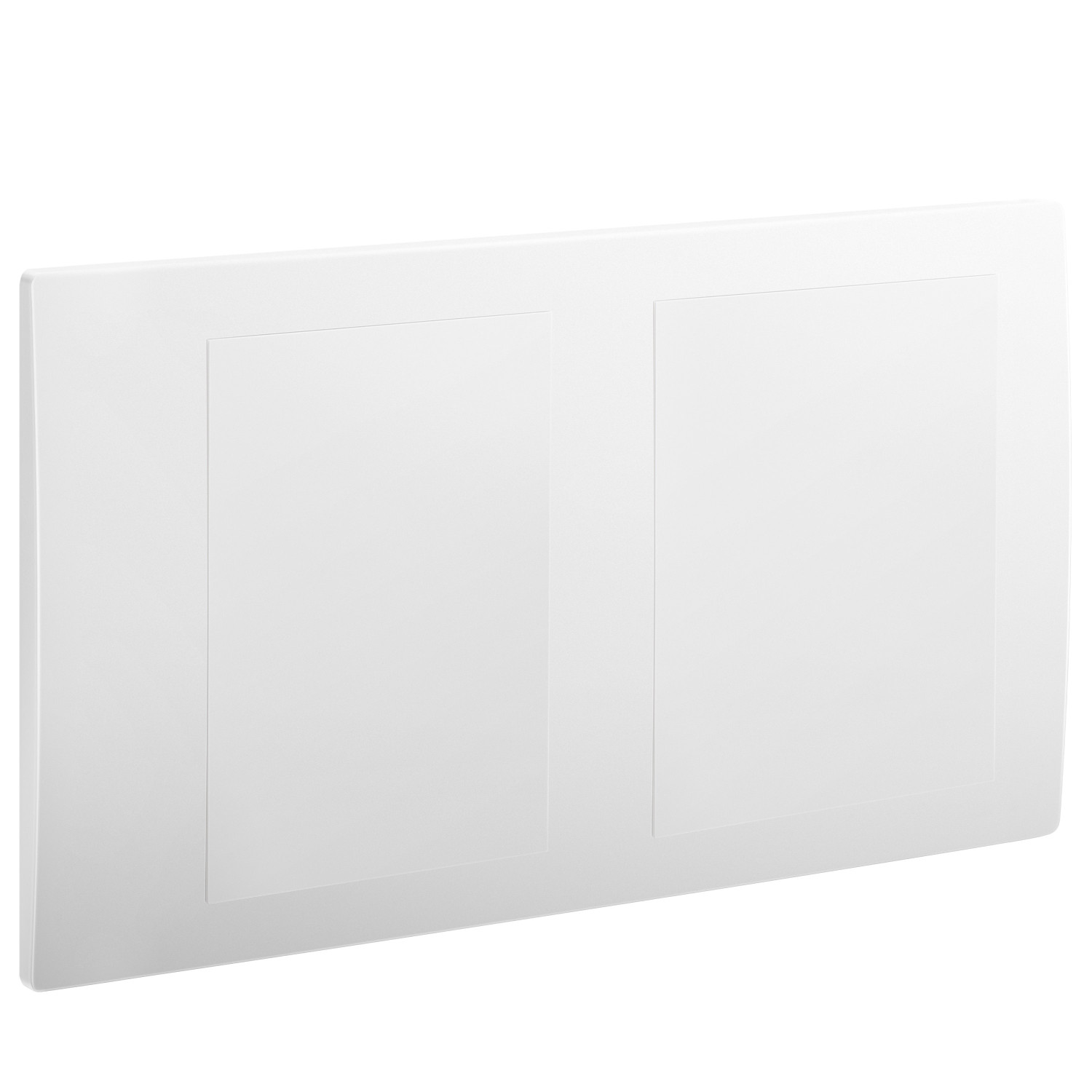 LEGRAND - Blanking Plate Mallia, 2 Gang, Matt White