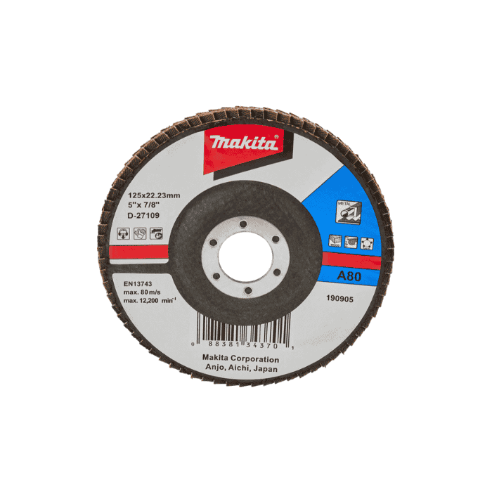 Abrasive Disc For Metal, Plastic, Wood & Steel 115mm, Grit A80