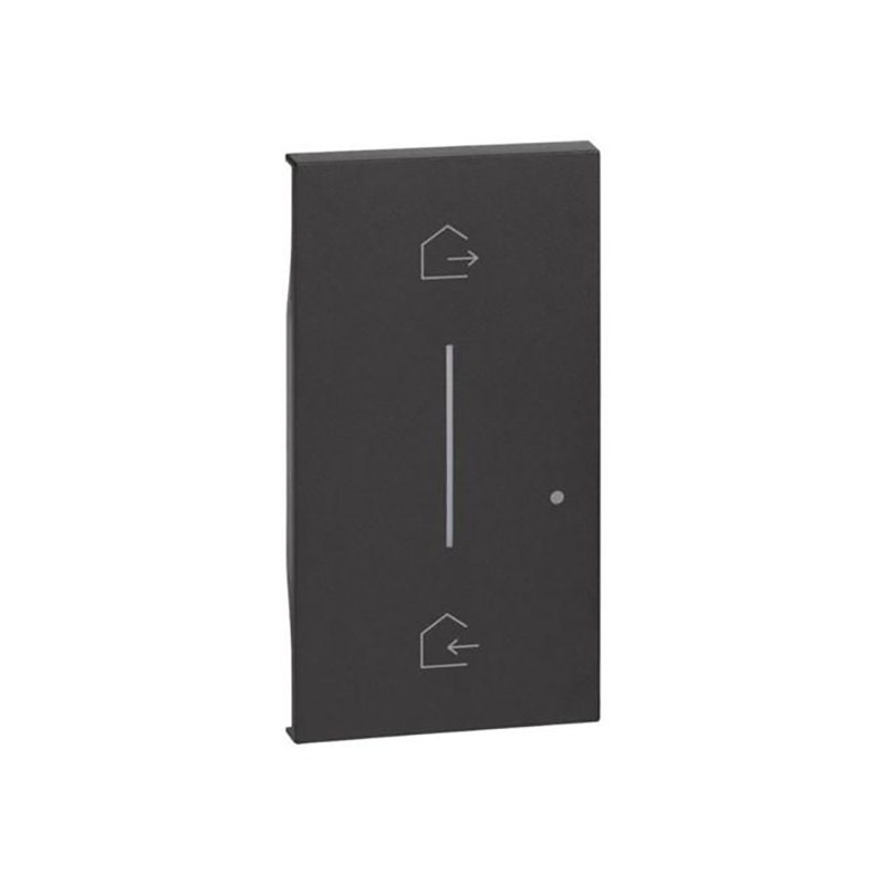LEGRAND - Cover BTicino, Living Now, for Home/Away Wireless, 2 Modules, Black