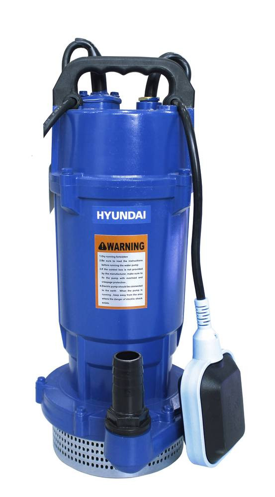 Home submersible pump for fresh water | Hyundai - (1/2 HP * 1") Max height 18 meters, Max water flow 100 liters/minute hwp037