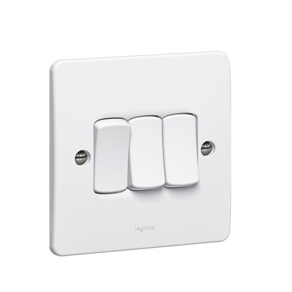 LEGRAND - Switch 20A 250V 3G 2Way, Synrg.White