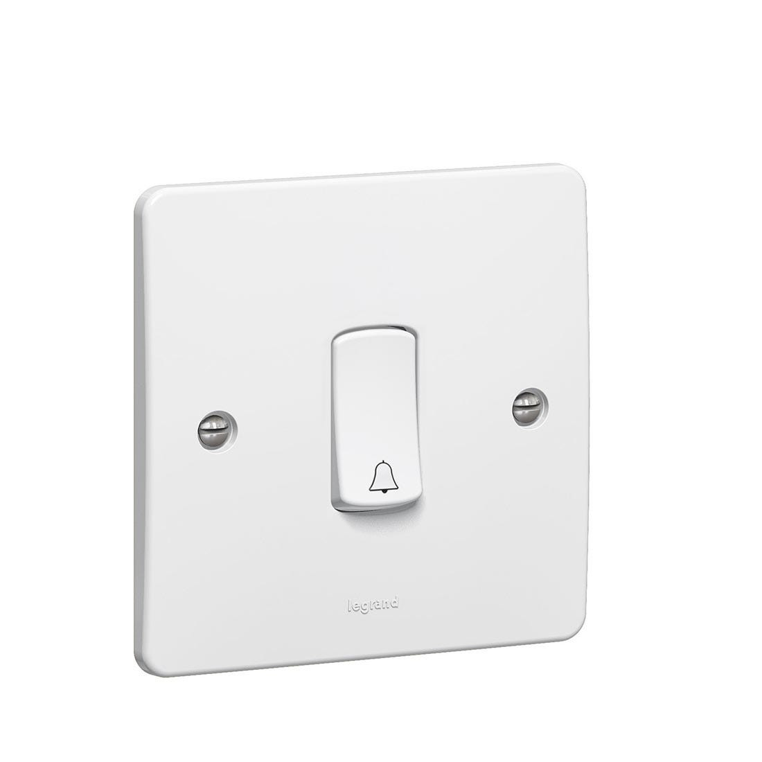 LEGRAND - Switch 1G 2Way Bell Push, Syn.White 