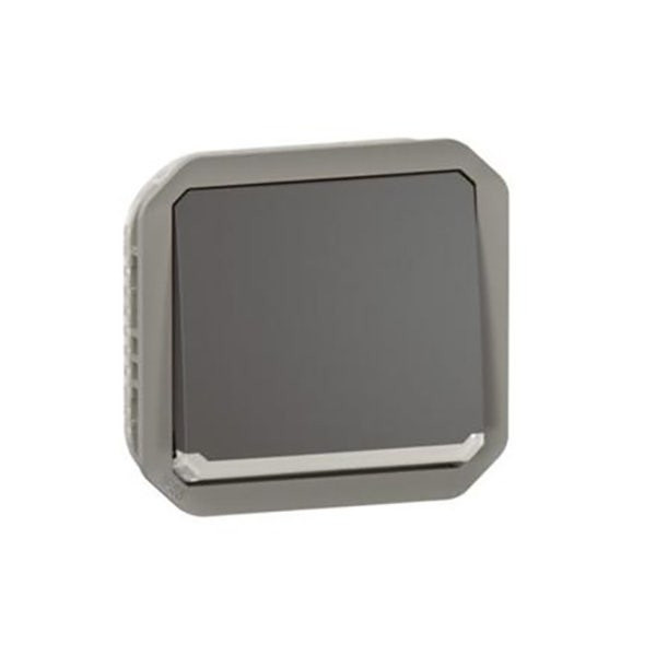 LEGRAND - Switch Plexo, IP55, 1 Gang, 2 Way + Locator, 10A, Mechanism, Anthracite