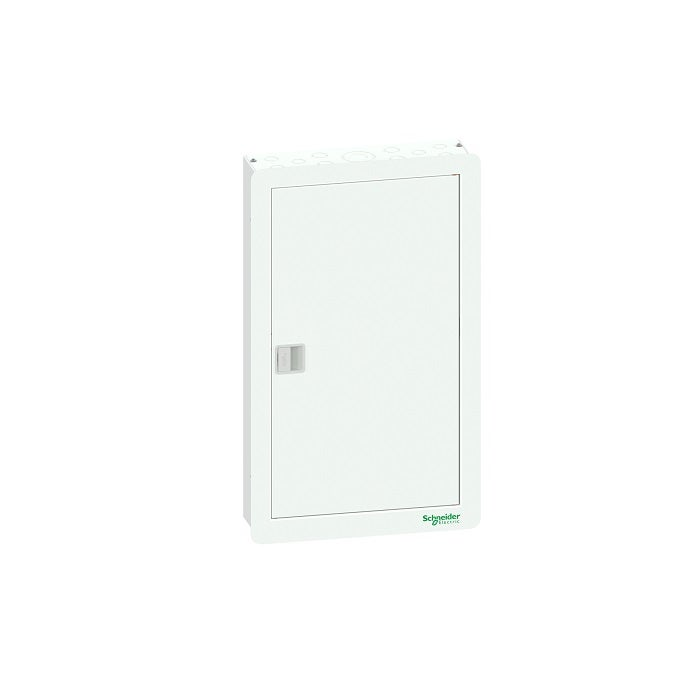 SCHNEIDER - Load Center Disbo, 48 Ways, 80A MCCB, Flush, Flat Door - EASYPACT100