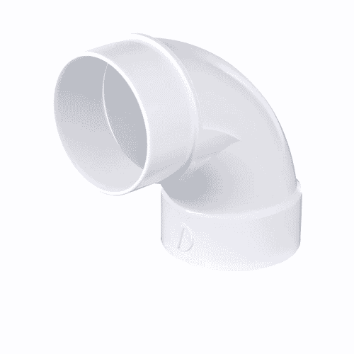 Chanel 3-inch angle elbow, pressure 40 - white