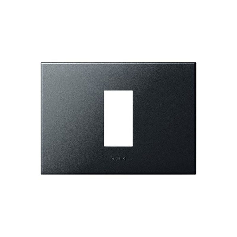 LEGRAND - Plate Arteor, Italian/US, 1 Module, Square, Graphite