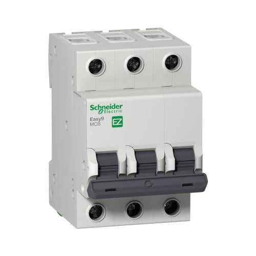 Schneider-Miniature circuit breaker (MCB)- Easy9- 3P-20A -C 6000A-400V- EZ9F56320