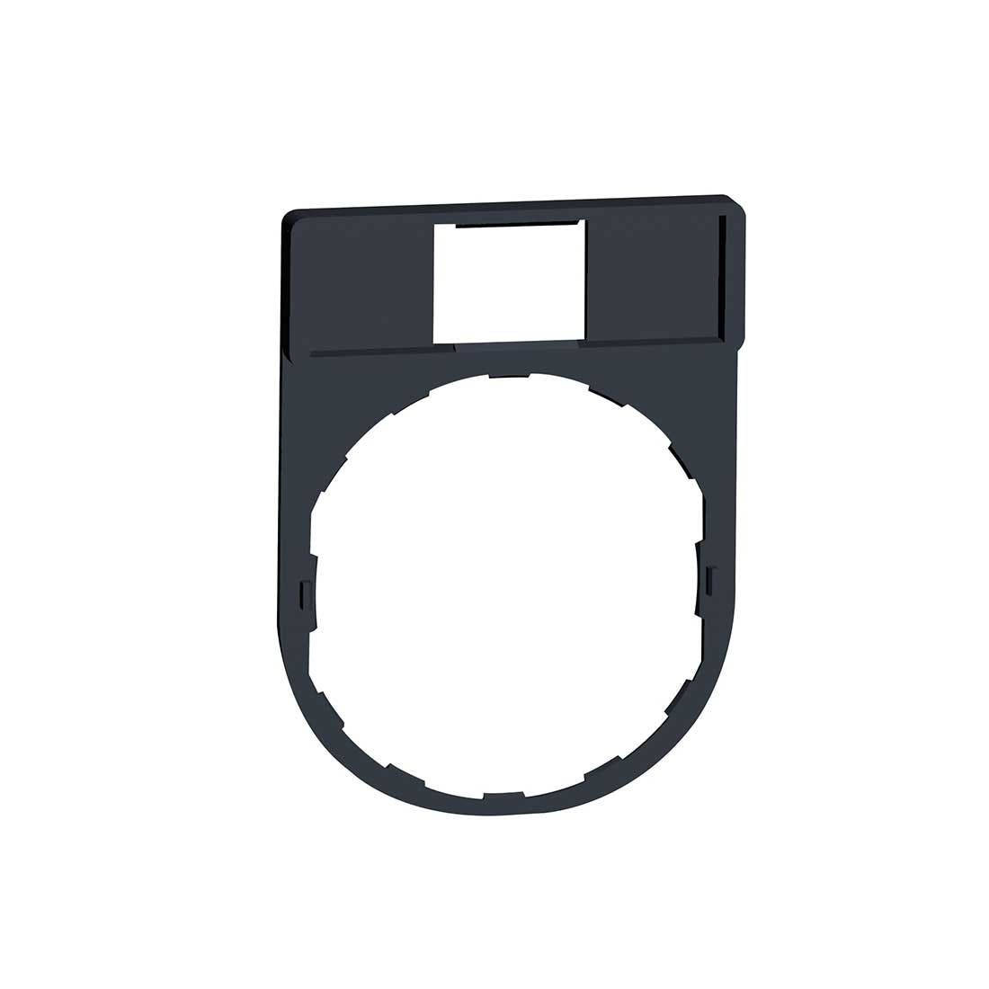 SCHNEIDER - Legend Holder 30 x 40mm With Legend 8 x 27mm Unmarked