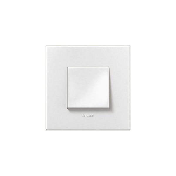 LEGRAND - 1-Way Switch Arteor, 16A, Square, 2 Modules, White