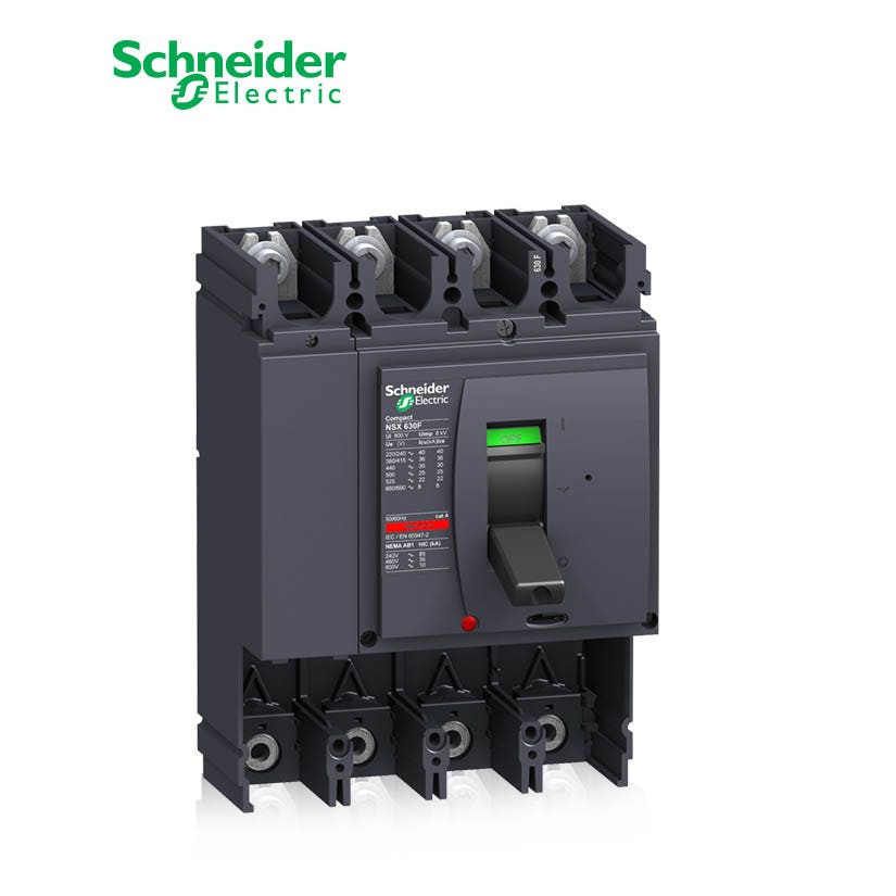 SCHNEIDER - MCCB Breaker Basic Frame, ComPact NSX630N, 630A, 4P, 50kA at 415 VAC 50/60 Hz, w/o Trip Unit 