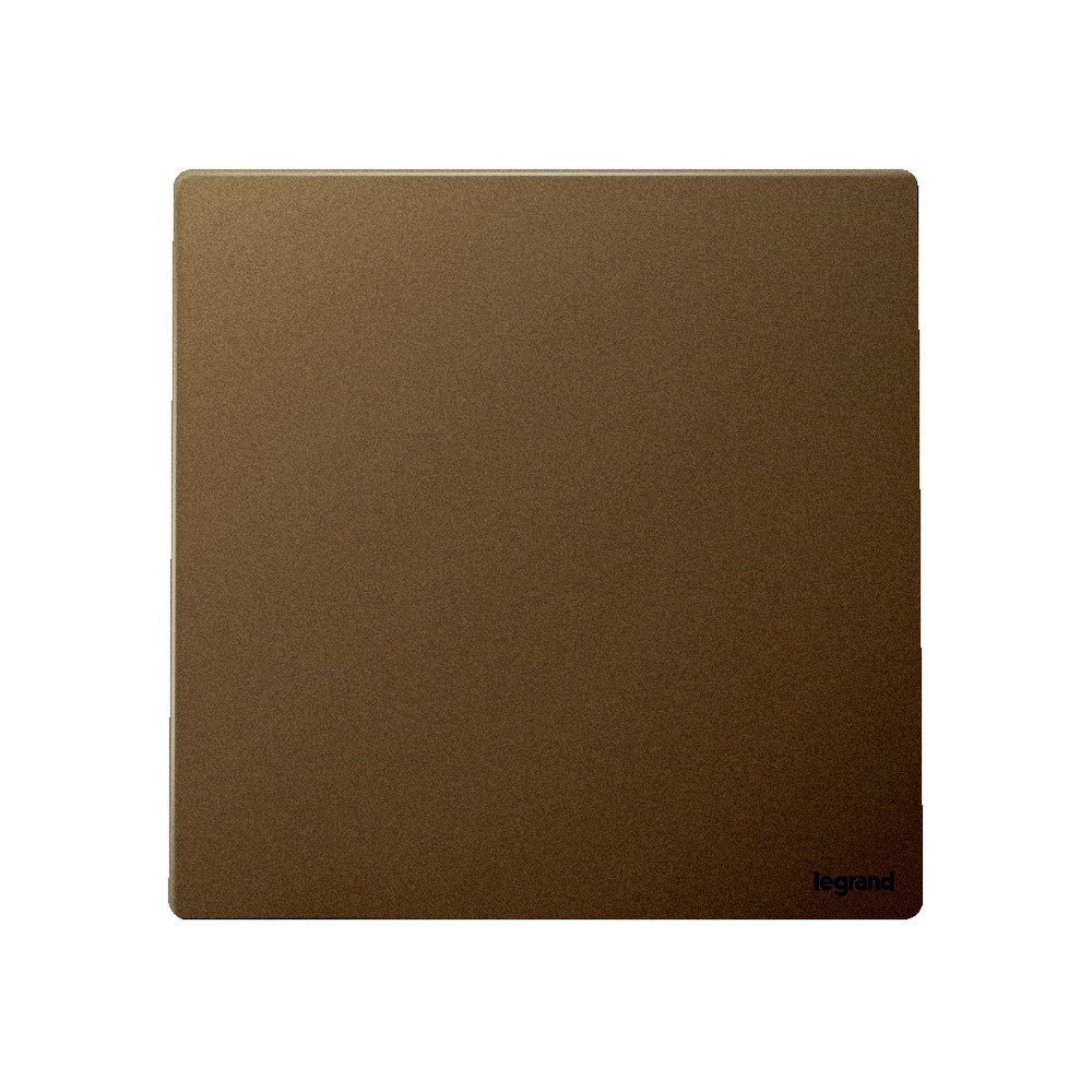 LEGRAND - Single Pole Switch Mallia, 1 Gang, 1 Way, 16 AX, 250 V~, Dark Bronze