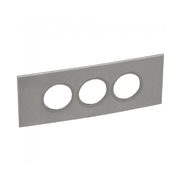 LEGRAND - Plate Arteor, BS, Round, 6 Modules, Magnesium