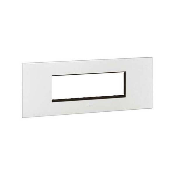 LEGRAND - Plate Arteor, Italian/French/German, Square, 6 Modules, White