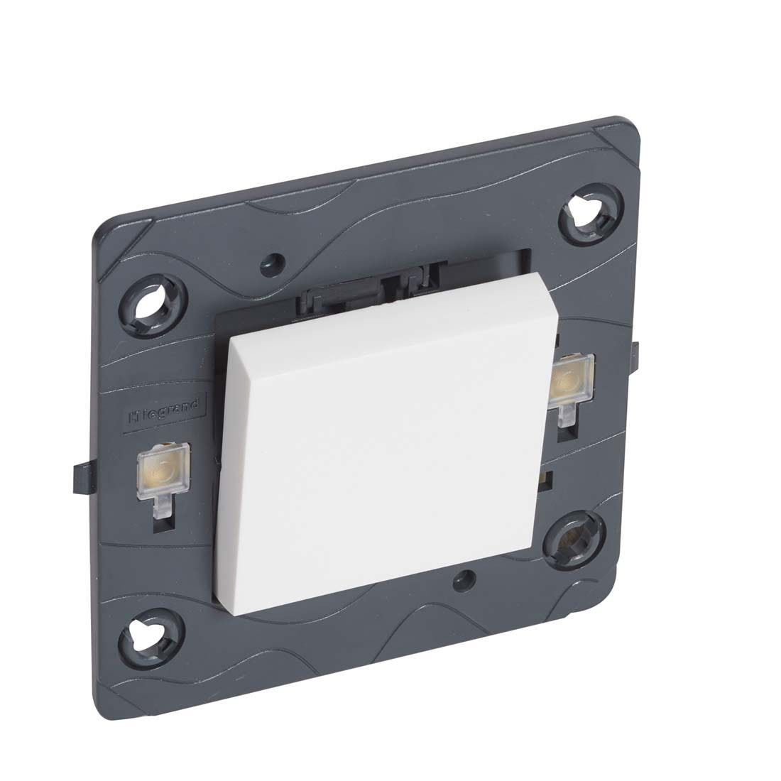 LEGRAND - Switch 20A 250V 2Way 1Mod Sqr, White Arteor