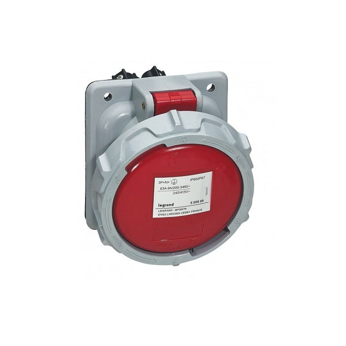 ليجراند - فيش صناعي - 63 أمبير - 3P+N+E - 380/415V - على لوحة كهربائية - P17 Pro - IP66/67
