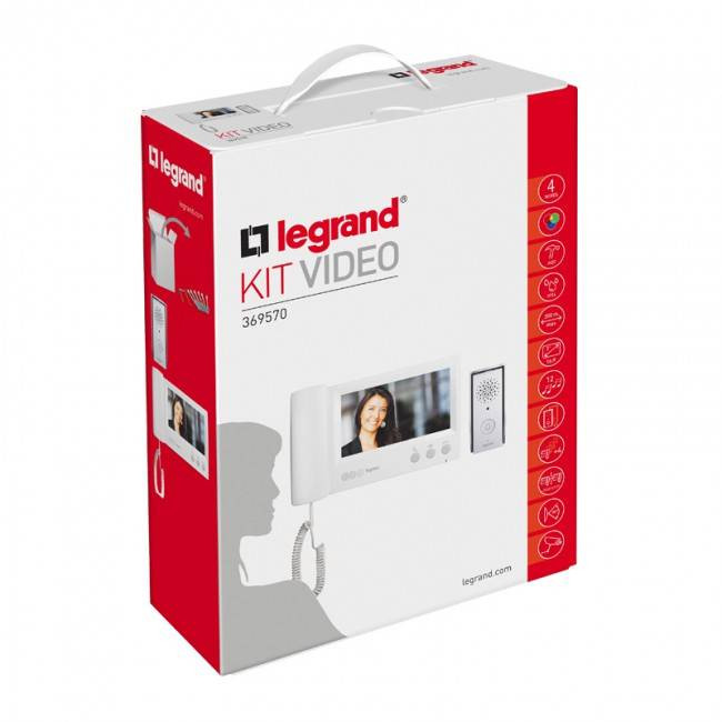 Legrand Intercom Kit with 7-inch Screen and Handset